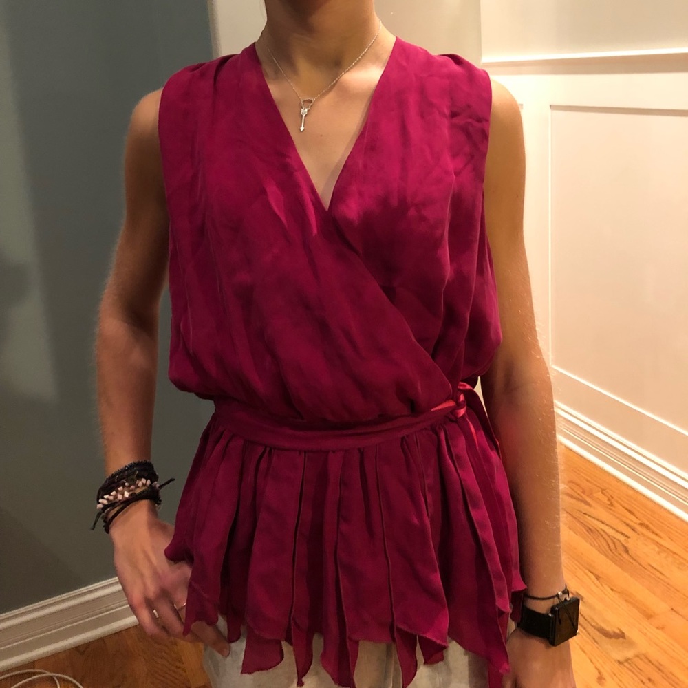 Alice & Olivia silk blouse